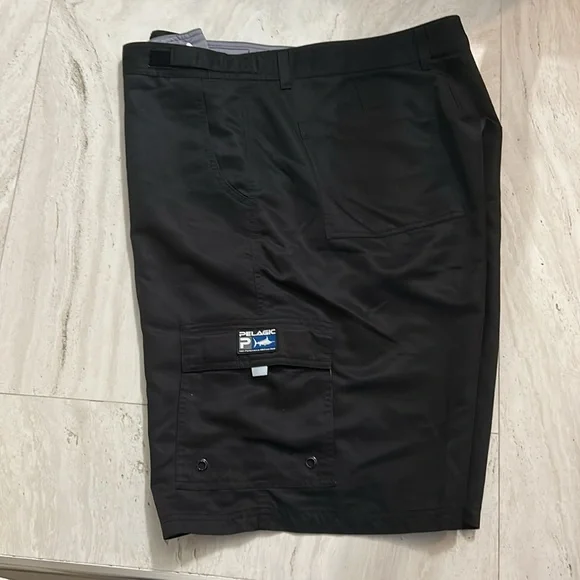 Pelagic Gray, Black and Blue quick dry shorts - Picture 7 of 13